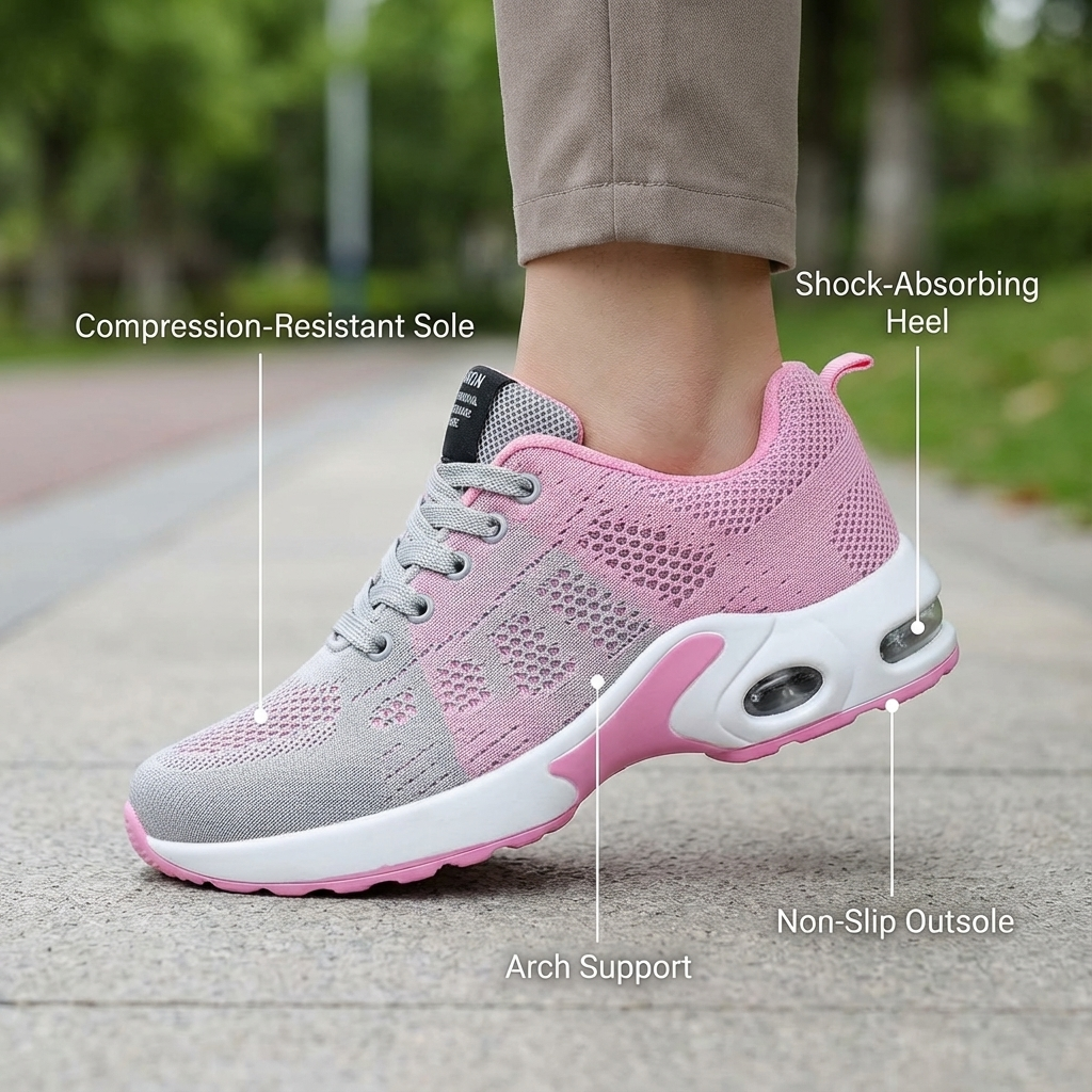 Orthora Pro - 12-Timers Skift Sko til Lette Fod-, Knæ- &amp; Rygsmerter (BOGO)