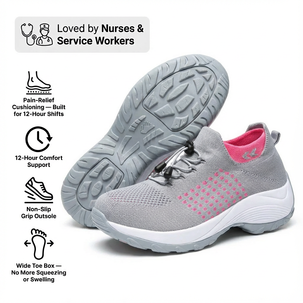 ShiftPro - 12-timers komfortsko til lindring af hæl- og plantar fasciitis (BOGO)