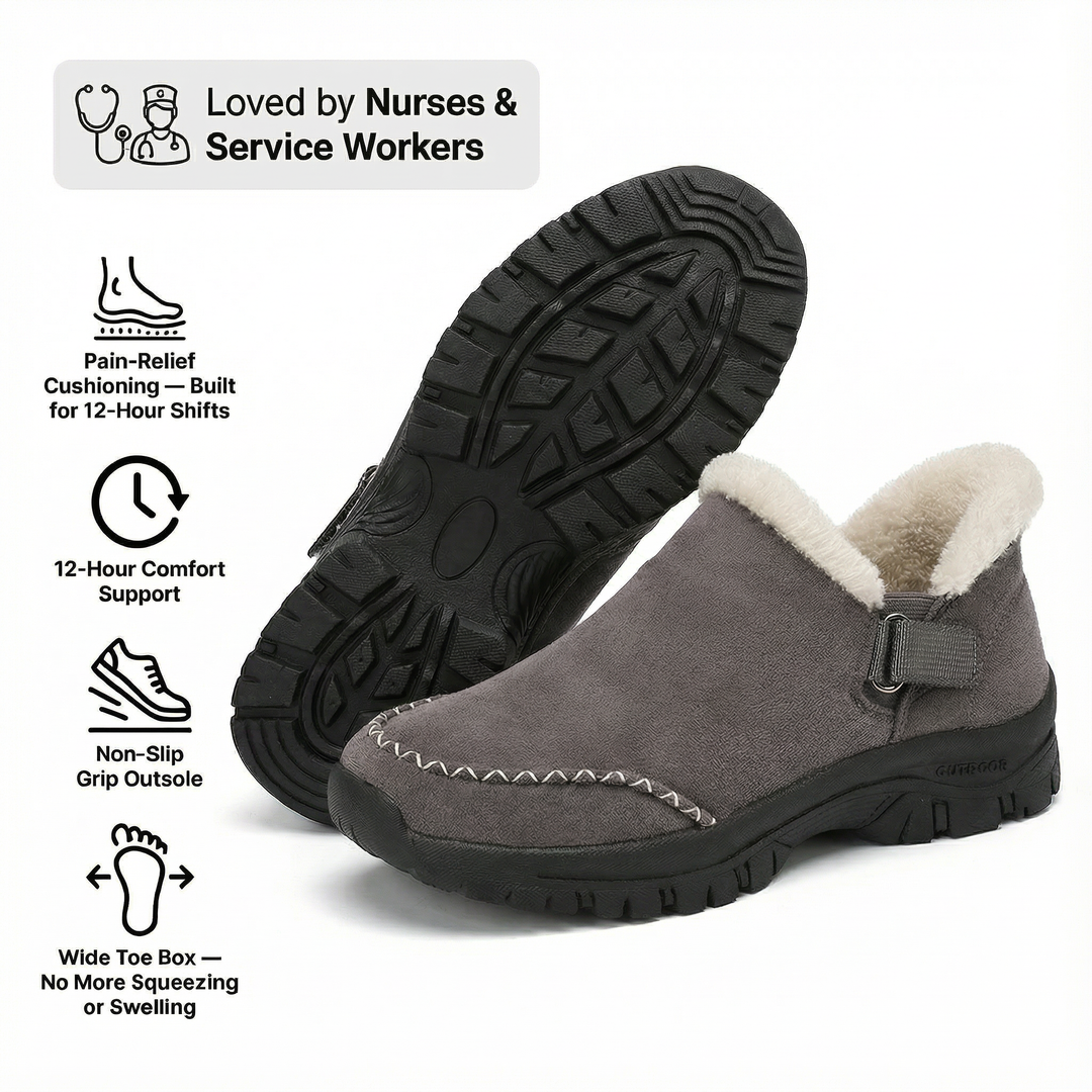 NursePro 12-timers Skift Træsko — Plantar Fasciitis &amp; Hæl Lindring for Rygsmerter, Hallux Valgus &amp; Brede Fødder (BOGO)