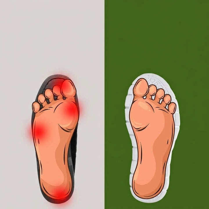 Orthora Pro - 12-timers Skift Sko til Læge- og Plantar Fasciitis Lindring (Unisex)