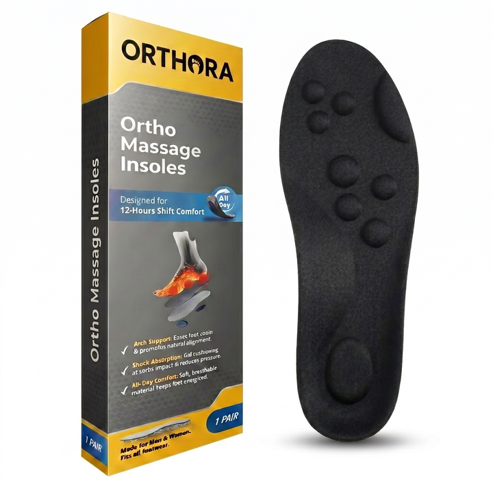 Orthora Massageindlægssåler - 12 timers komfort