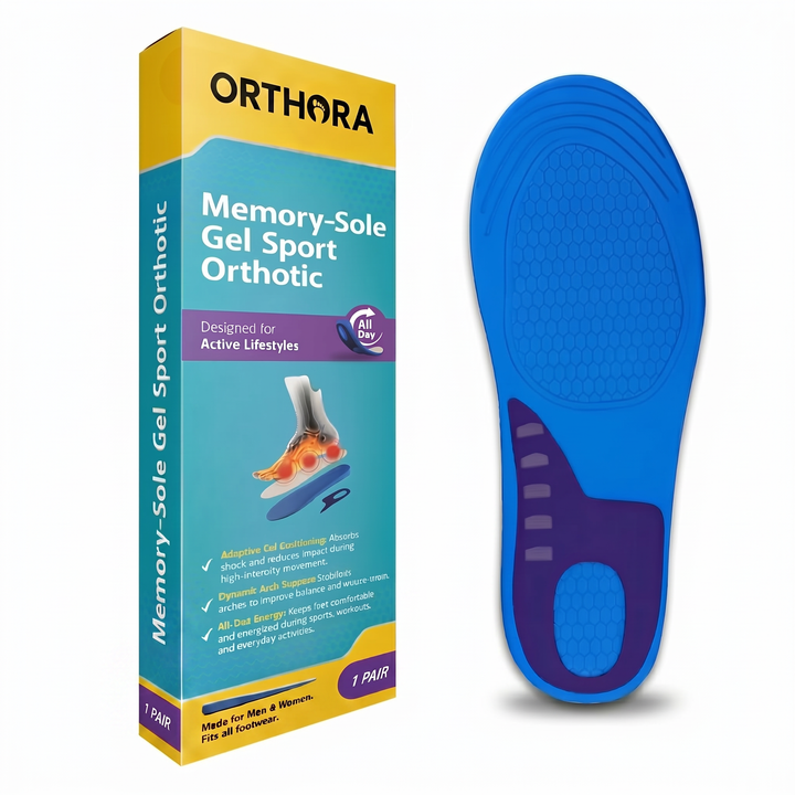 Memory-Sole Gel Sport Ortopædiske Indlægssåler