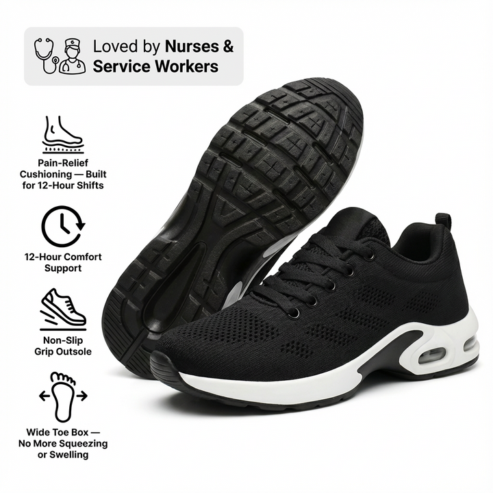 Orthora Pro - 12-timers Skift Sko til Lette Smerter i Hæl &amp; Plantar Fasciitis (Unisex)
