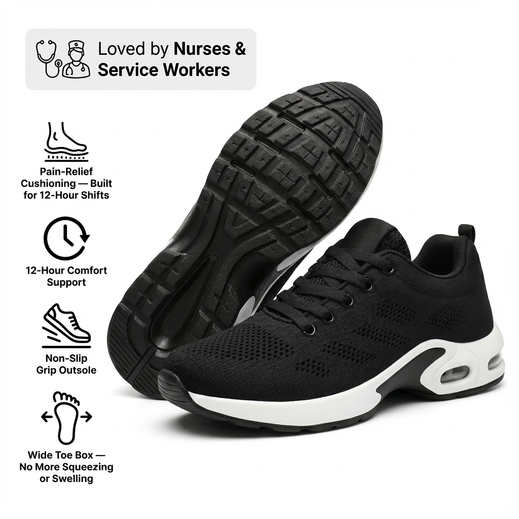 Orthora Pro - 12-timers Skift Sko til Lindring af Hæl- og Plantar Fasciitis (Unisex)