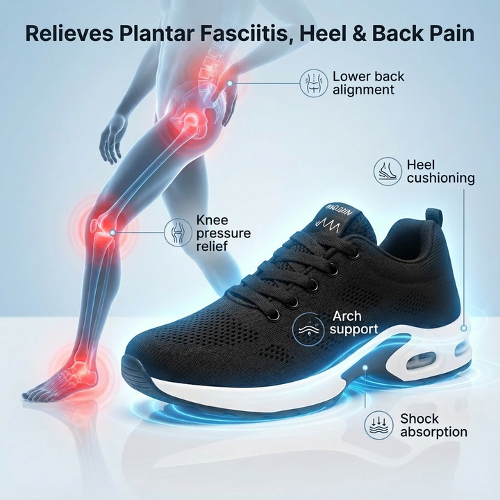 Orthora Pro - 12-timers Skift Sko til Læge- og Plantar Fasciitis Lindring (Unisex)