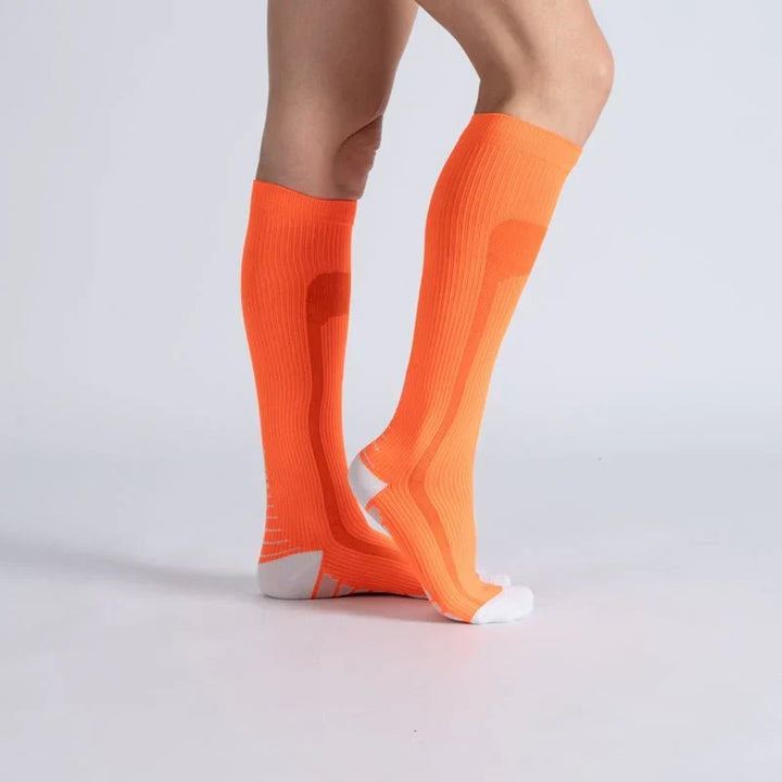 OrthoFlow Kompressionsstrømper - Orange Vanilje