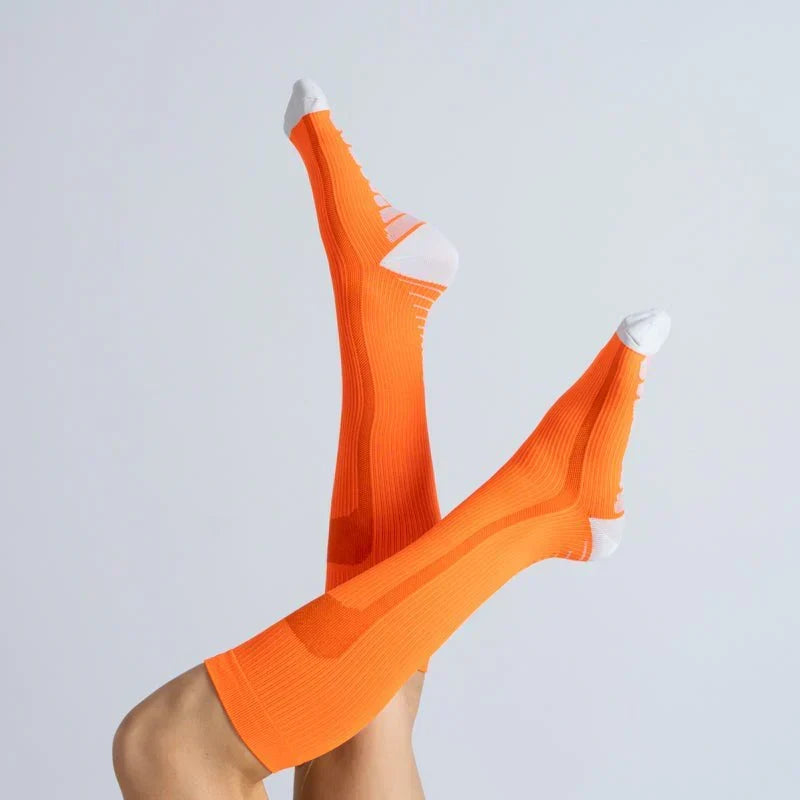 OrthoFlow Kompressionsstrømper - Orange Vanilje