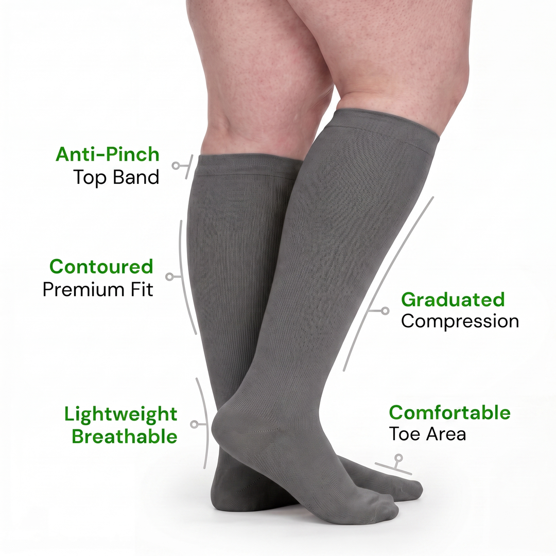 Orthora Original Wide Compression Socks